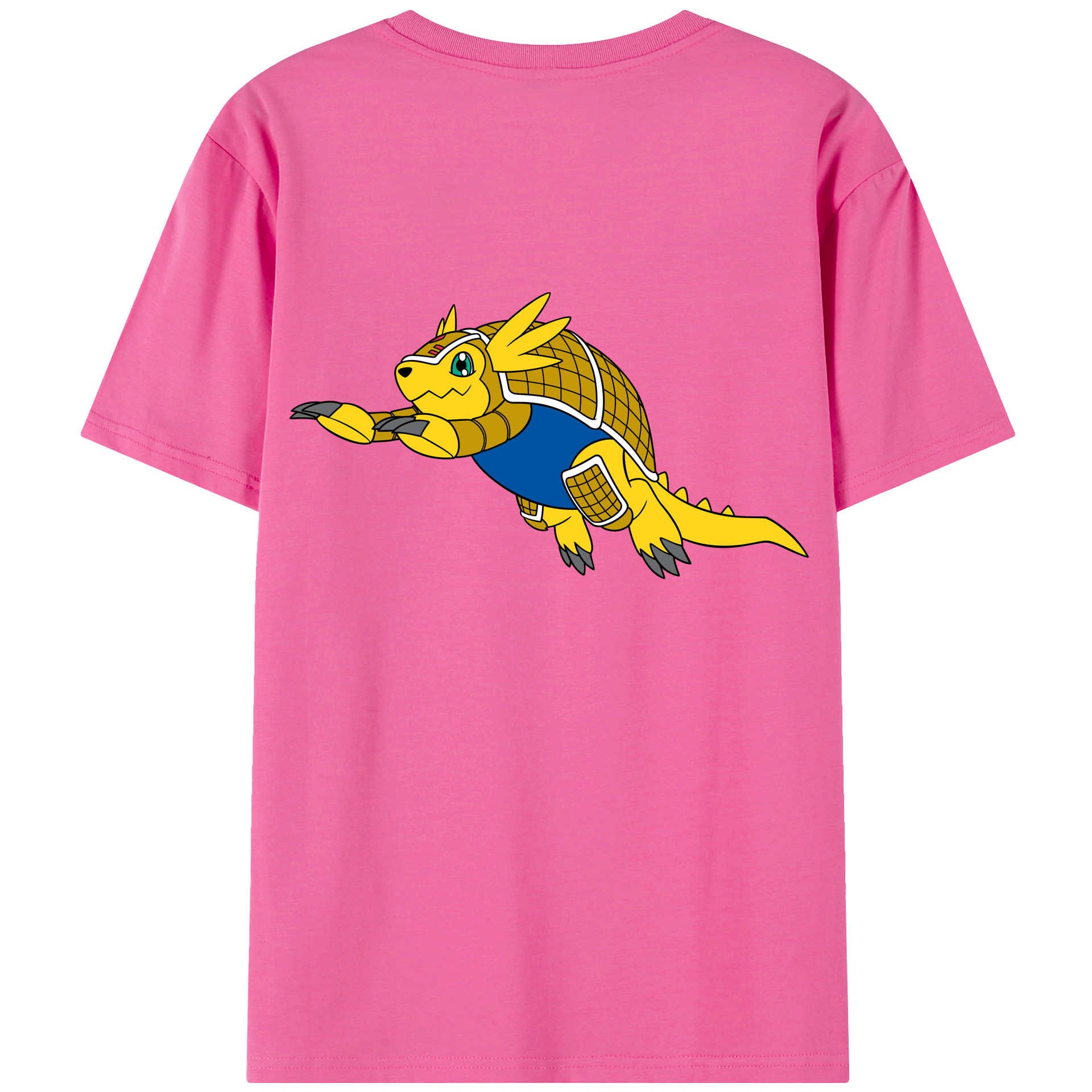 （画像用） Digimon デジタルモンスター/デジモン レディース半袖Tシャツ(バックプリント)